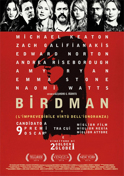 Foto: locandina film "Birdman"