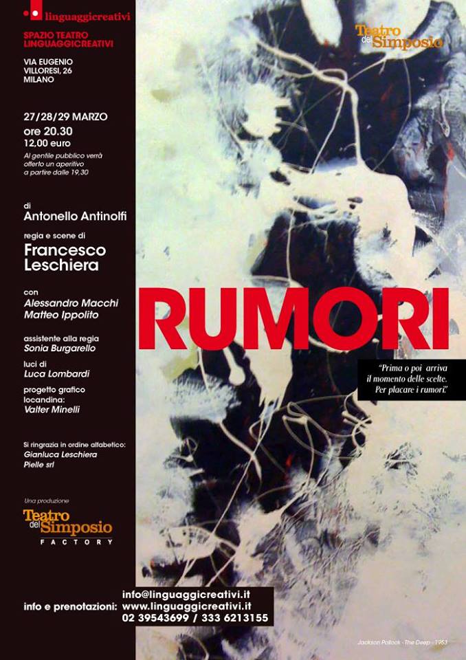 Rumori. La morte in vita secondo Antonello Antinolfi