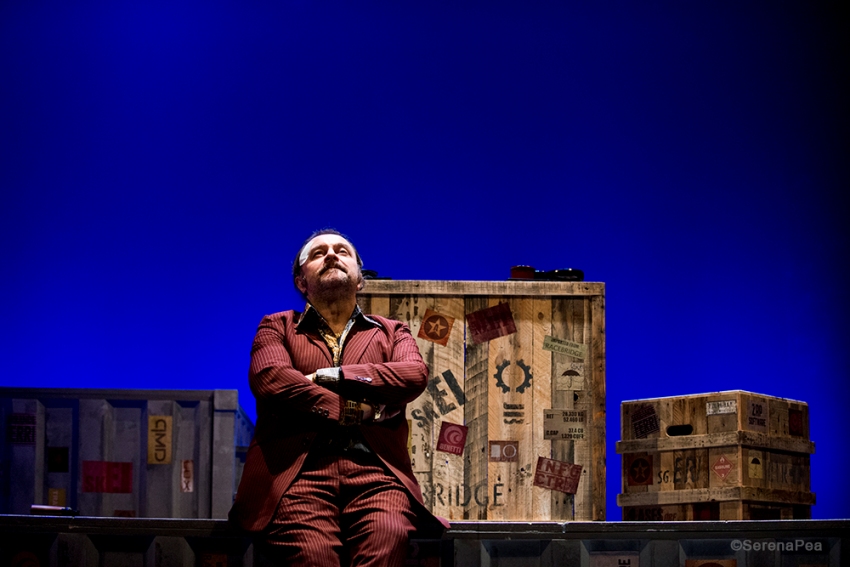 Foto di scena: Natalino Balasso ne “La Cativissima” , al Teatro menotti di Milano fino a domenica 6 dicembre 2015