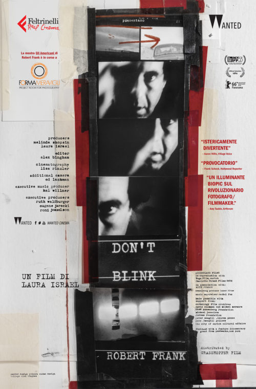 Foto: poster del film "Don't Blink - Robert Frank" di Laura Israel (DVD ed. Feltrinelli)