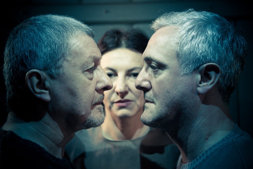 Foto di scena: Solaris – Da sin. Antonio Rosti, Debora Zuin, Giovanni Franzoni - Festival Senses, a Pacta Salone di Milano dal 18 al 28 maggio 2017