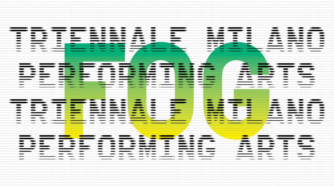 Foto: logo FOG Triennale Milano Performing Arts 9 marzo - 5 giugno 2018