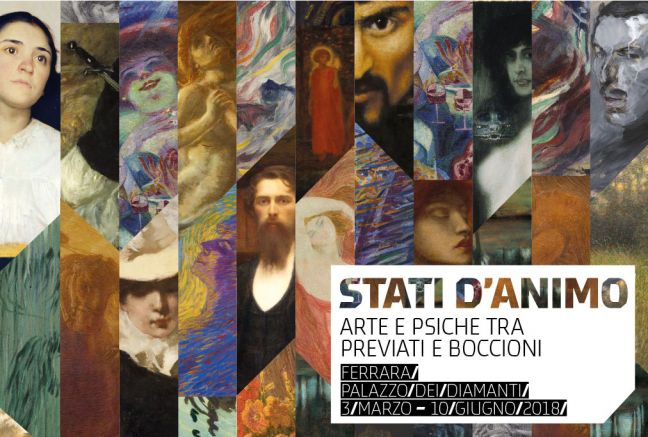 Foto: locandina Stati d’animo, a Palazzo dei Diamanti di Ferrara fino al 10 giugno 2018