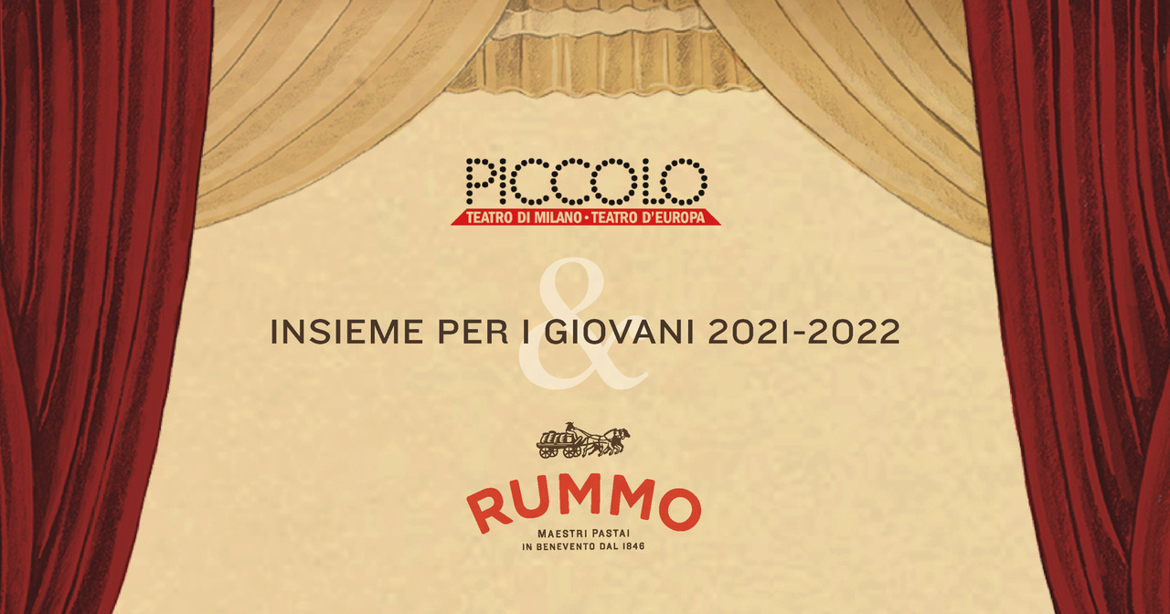 Piccolo Teatro e Rummo insieme per le giovani generazioni