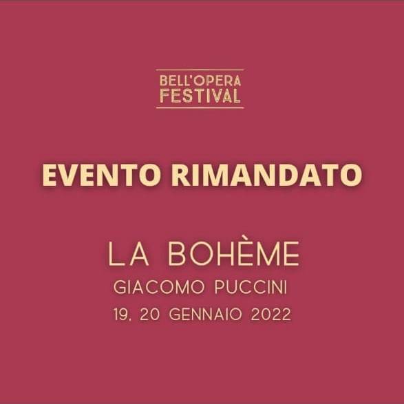 RIMANDATA "LA BOHÈME" AL TEATRO BELLO DI MILANO