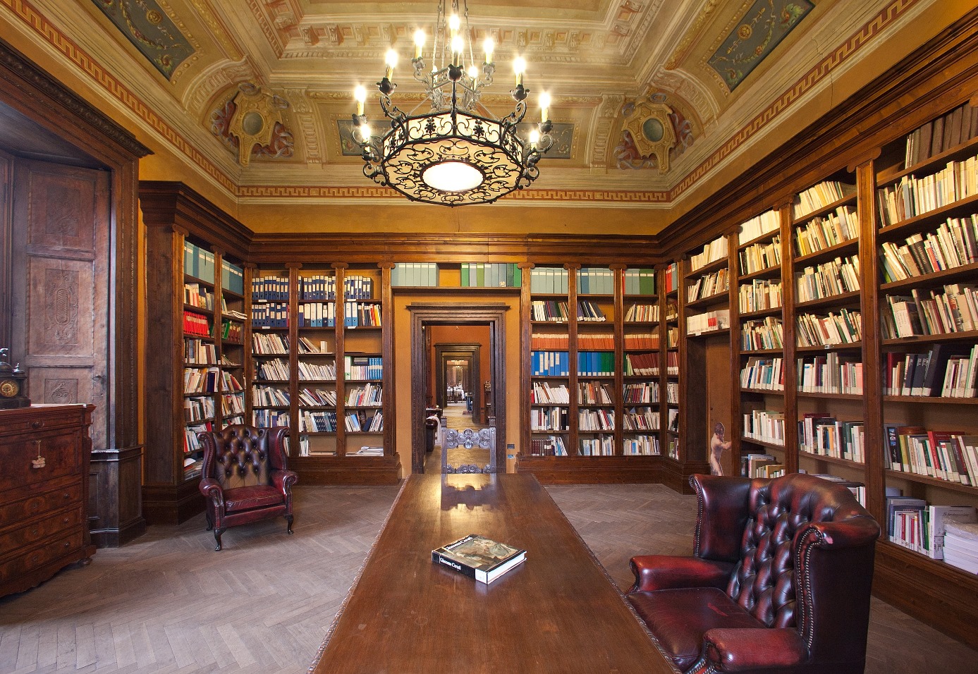 Foto: Biblioteca del Castello di Padernello © Fondazione Castello di Padernello