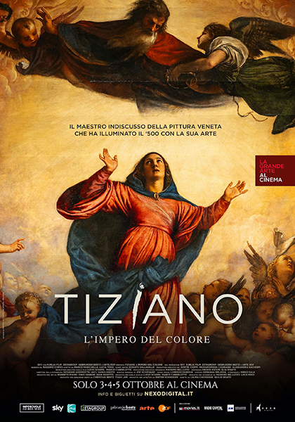 Foto: locandina film “Tiziano – L’impero del colore”