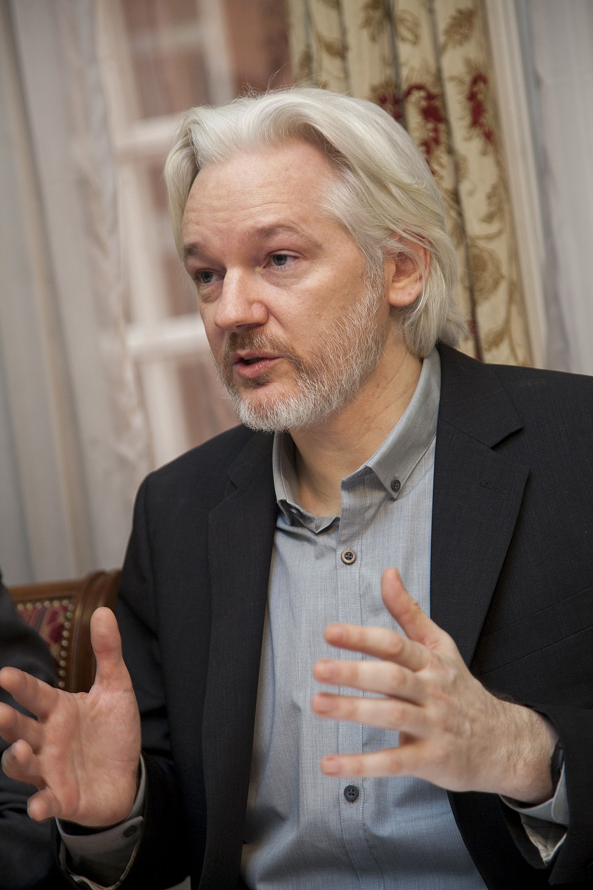 Foto: Julian Assange © Cancillería del Ecuador