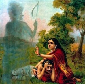 Foto: Savitri e Satayan (da Mahābhārata, Ep. 42, The Story of Savitri)