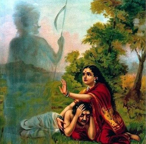 Foto: Savitri e Satayan (da Mahābhārata, Ep. 42, The Story of Savitri)