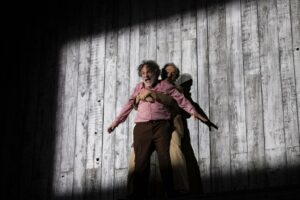 Foto di scena: Zio Vanja - Massimiliano Speziani, Mario Pirrello © Gianluca Pantaleo - Milano, Piccolo Teatro Strehler, dal 16 al 21 aprile 2024