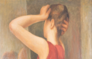 Foto: Ugo Bernasconi - Figura allo specchio (particolare), 1930, olio su tavola, 92x70cm © Pinacoteca civica di Como