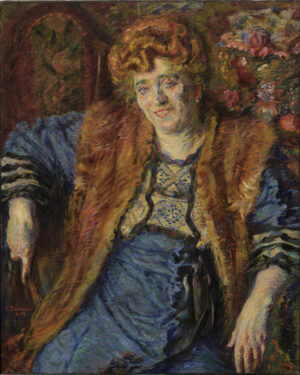 Foto: Umberto Boccioni – La signora Maffi – 1909, Olio su tela, 110 x 80 cm © Pinacoteca Divisionismo Tortona
