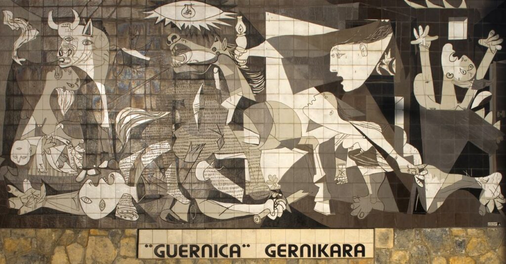 Foto: Mural del Gernika, 2009 (da web) 