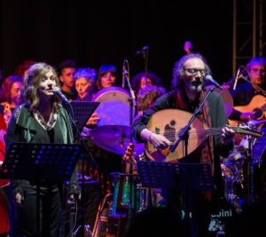 Foto di scena: Barbara Eramo, Stefano Saletti, Baobab Ensemble © Matteo Nardone - Roma, Centro Culturale Gabriella Ferri, venerdì 14 novembre 2025