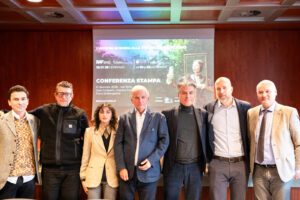 Foto: da sin. Cuko, Favini, Scalise, Radici, Gandi, Lenarduzzi, Conte © Bergamo Arte Fiera