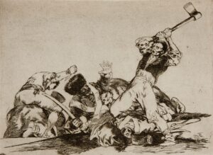 Francisco Goya –Los Desastres de la Guerra – Acquaforte e acquatinta su carta, 1810-1820 - No. 03, Lo Mismo – Museo del Prado, Madrid