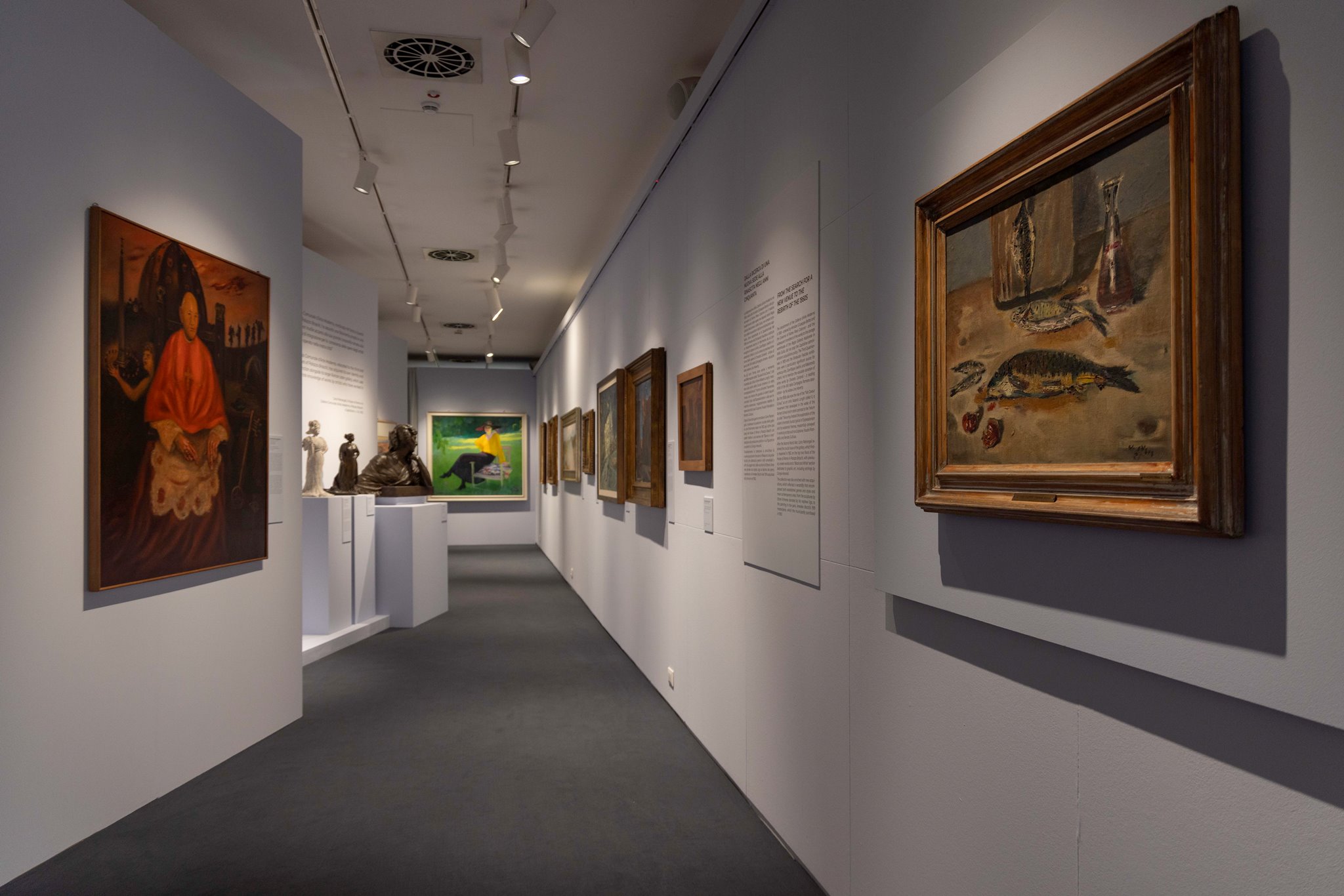Foto: Allestimento GAM 100 © Galleria d’Arte Moderna, Roma