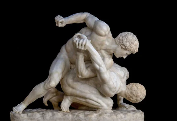 Foto: I lottatori – Replica romana di un originale greco perduto, I sec. d.C. (Galleria degli Uffizi, Firenze)