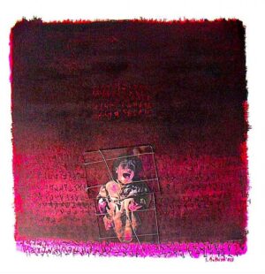 Foto © Silvia Battisti - Il-pianto nella guerra (guerra in Iraq), 2014, tecnica-mista-50x50 (da Biancoscuro Art Contest)
