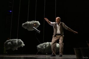 Foto di scena: Bestiario Idrico – Marco Paolini © Gianluca Moretto