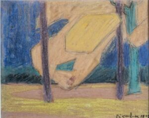 Francis Picabia, Paesaggio, pastello, 1909 © Antoine Bonfils per Archive Famille Picabia
